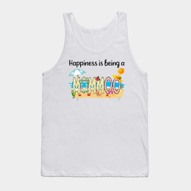 Happiness Is Being A Mammoo Summer Beach Happy Mother's Day Tank Top by KIMIKA